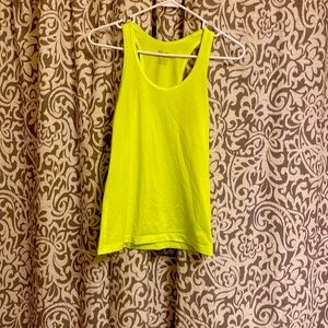 Neon racer back workout tank